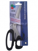Nożyczki uniwersalne z mikroząbkami niemiecki producent HKM 19cm.