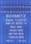 Igły Schmetz 134, 134SES, DBX1, DBX1SES Różne rozmiary